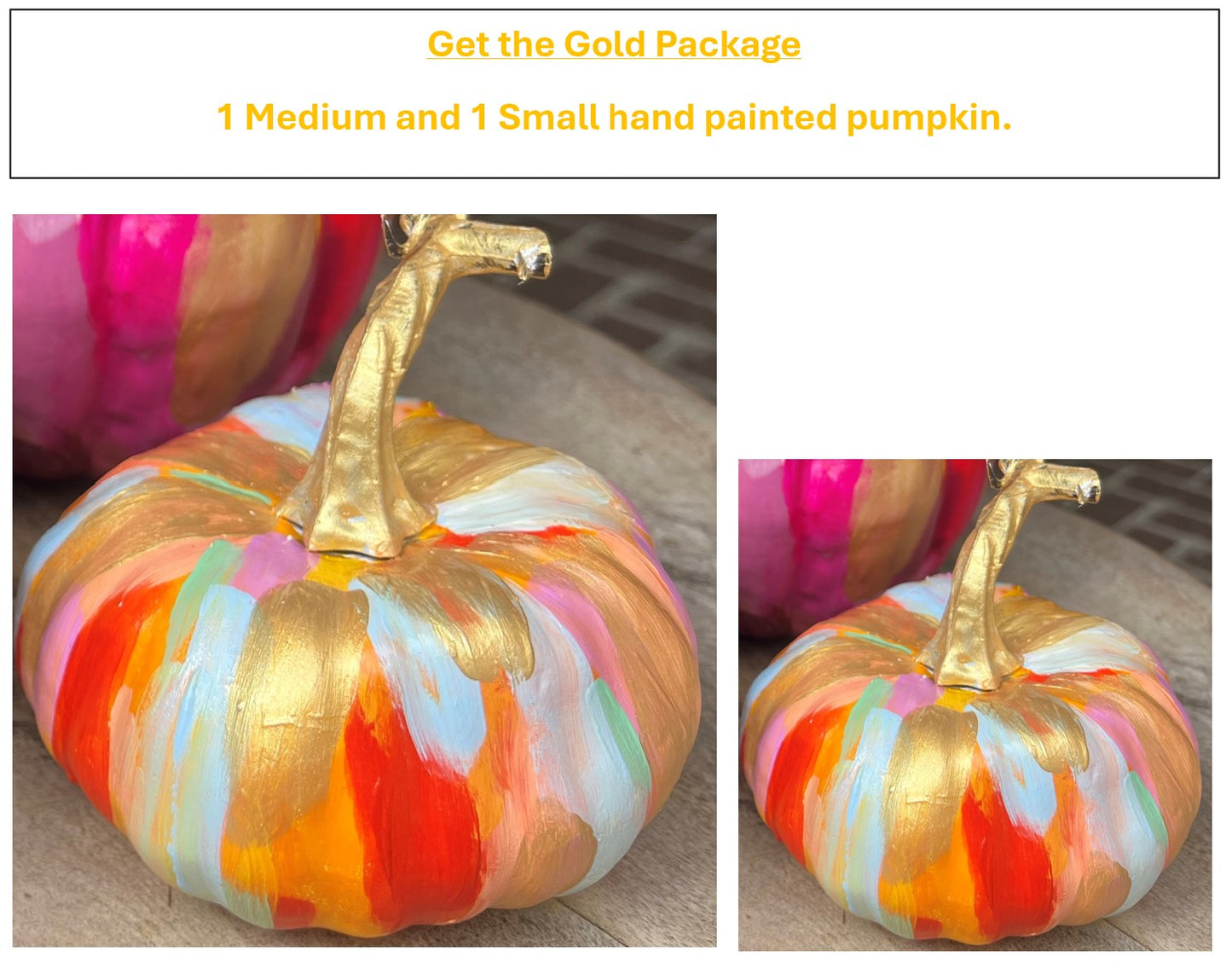 Gold Pumpkin Package